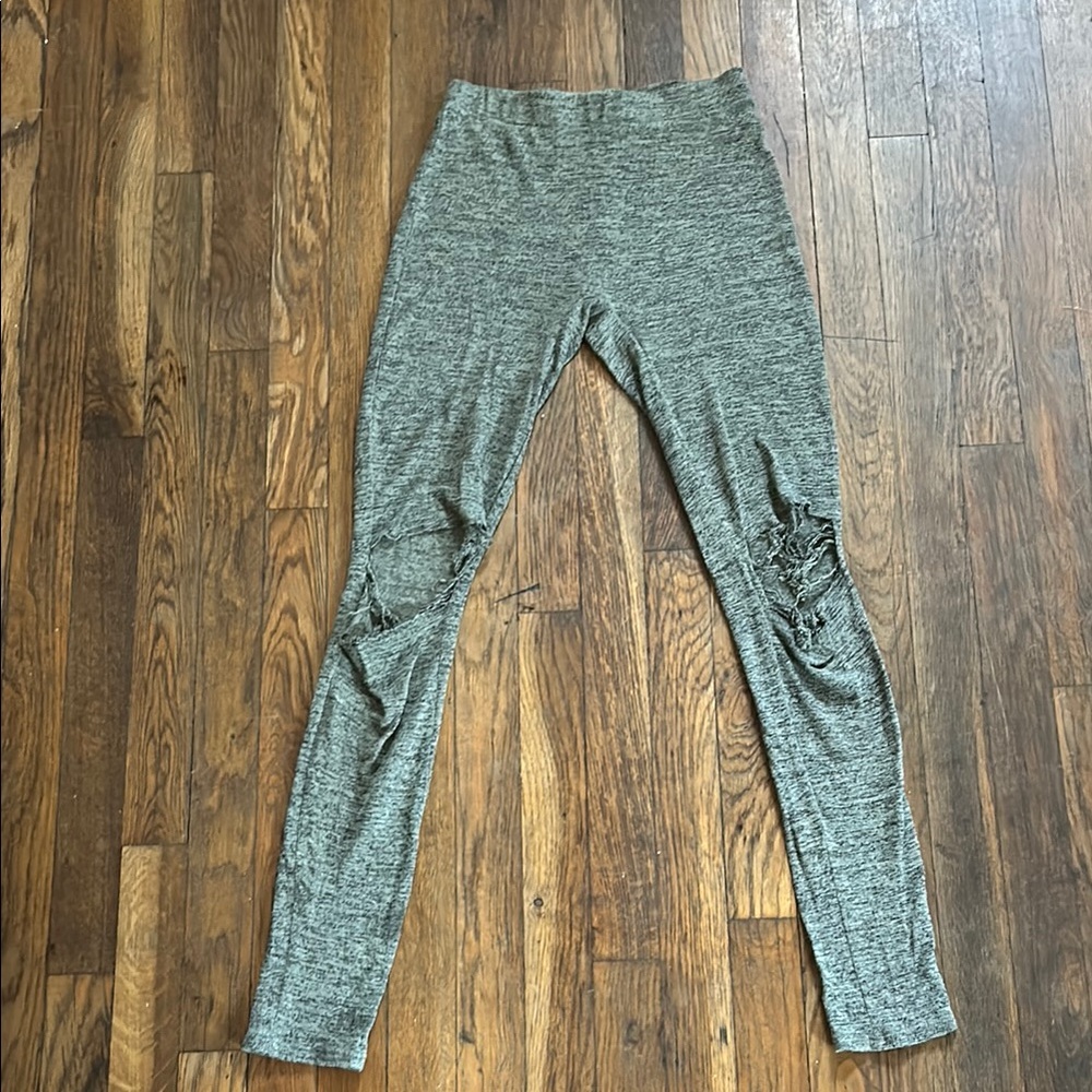 Greyish Green Leggings